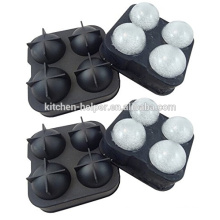 Molde de bola de hielo de silicona personalizado molde de silicona de bolas de hielo de bolas de silicona durable